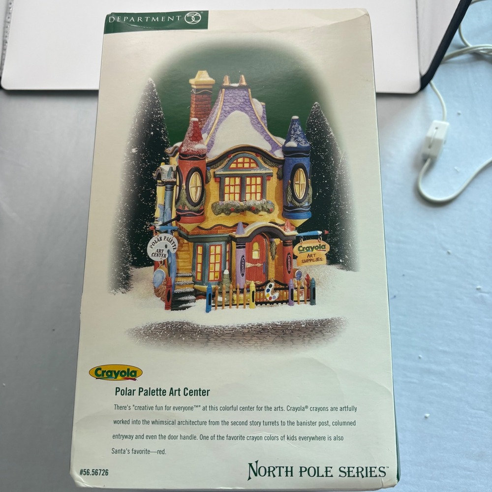 Department 56 Polar Palette Art Center Multi Color North Pole Series 56.56726 - Picture 7 of 8